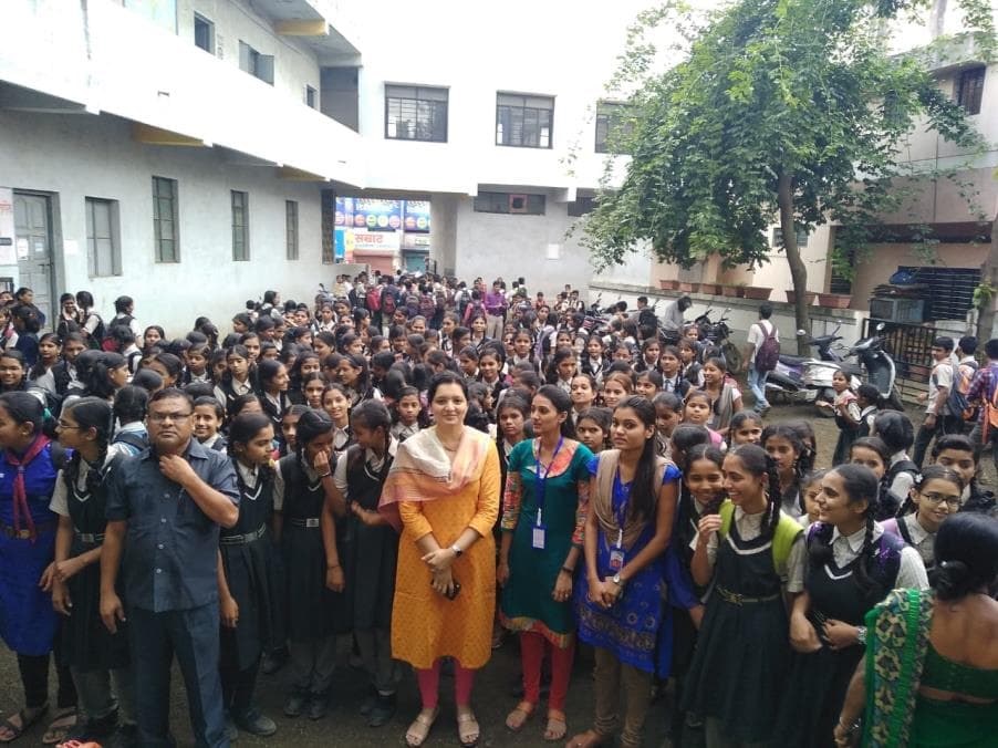 Large student and women awareness gathering
